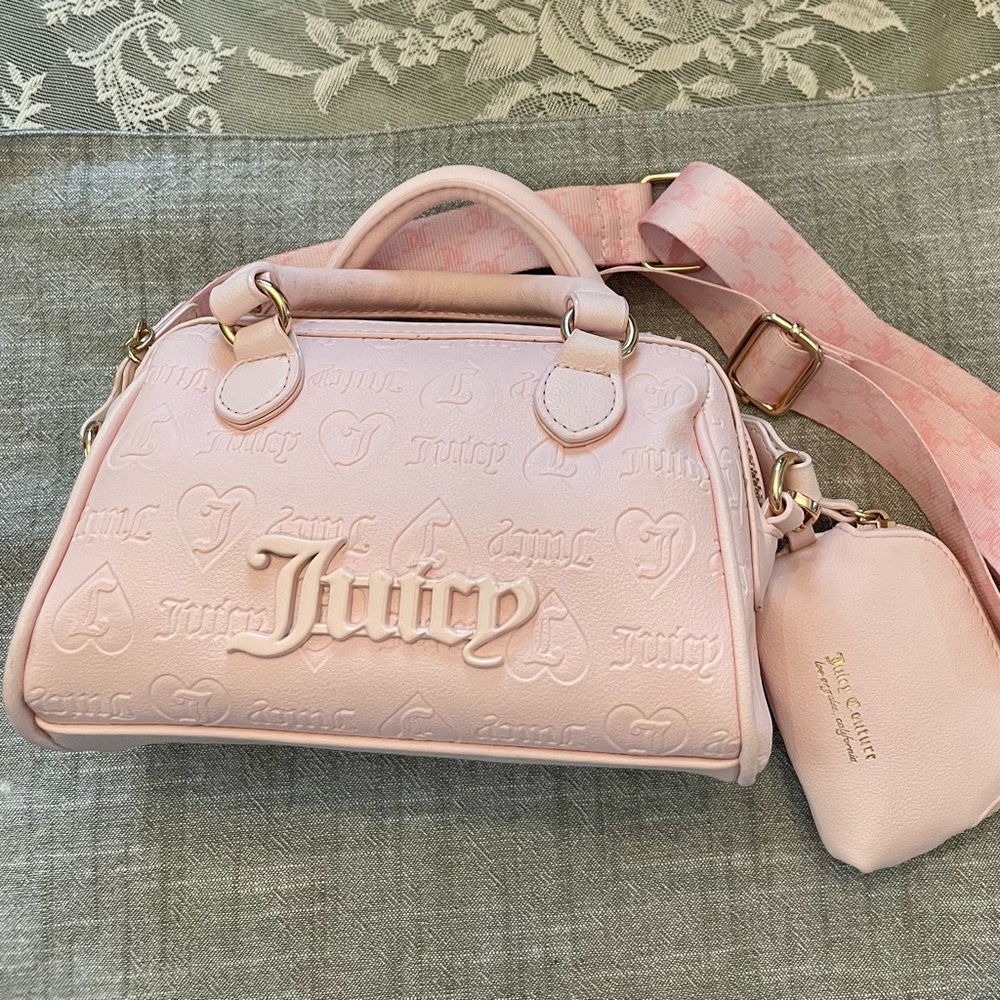 Juicy Couture Light Pink Small Satchel Bag